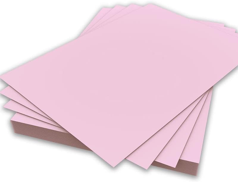 Habercrafts A4 Light Pink Colour Paper 80gsm 100 Sheets
