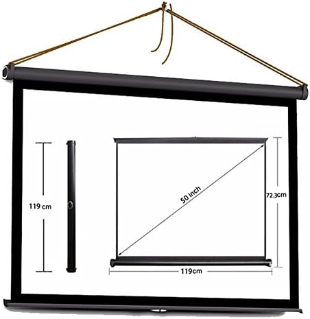 Home Care Wholesale® Projector HD Screen Portable Folding Table Screen for Home Theatre/Office/Cinema