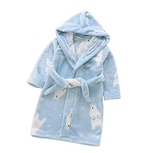 DEBAIJIA Baby Badjas 0-14 T Kind Housecoat Kid Kamerjas Peuter Nachtkleding Badstof Robe Pyjama Jongen Meisje Uniseks…