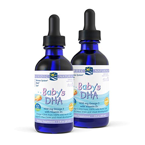 Nordic Naturals Baby’s DHA, Unflavored 1050 mg Omega3 + 300 IU