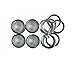 Yellow Jacket Premium Skateboard Bearings, Pro Longboard Bearings, 608, ABEC 9, Washers and Spacers, Jungle Green (Pack of 8)