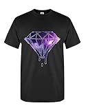 Artix Men's Galaxy Diamond T-Shirt Large Black