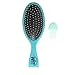 Wet Brush Detangler Hair Brush & Built-In Cleaner Combo, Teal - Detangling Brush with Intelliflex Bristles for Knots, and Tangles - Anti-Static Snag-Free Hair Brush for Split-Ends & Hair Breakage