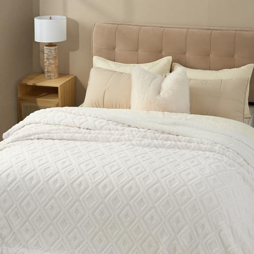 EverGrace Reversible Sherpa Throw Blanket