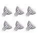 ALIDE MR16 Led Bulbs 6000K Daylight Bright Cool White 5W,Replace 20W 35W Halogen Equivalent,12V MR16 GU5.3 Low Voltage Bulb for Outdoor Landscape Track Ceil Lighting,Not Dimmable,450lm,38 Deg,6 Pack