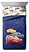 Disney Pixar Cars 3 High Tech Twin Comforter - Super Soft Kids Reversible Bedding features Lightning McQueen - Fade Resistant Polyester Microfiber Fill (Official Disney Pixar Product)
