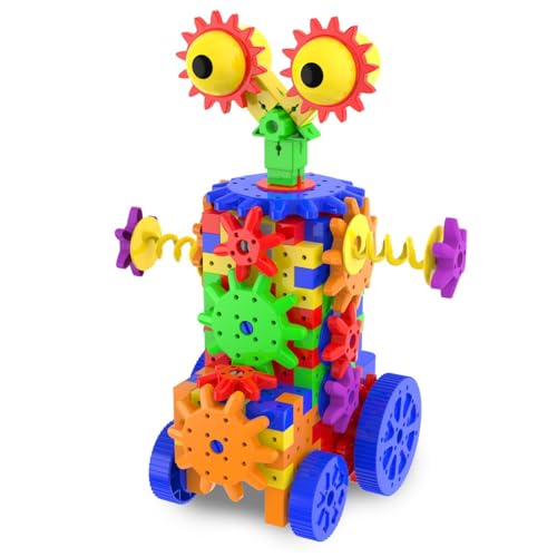 The Learning Journey – Techno Gears – Dizzy Droid 2.0 – 50+ Pieces – Kid Toys & Gifts for Boys & Girls Ages 6 Years and Up – STEM