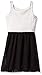 Amy Byer Girls' Big Crochet Bodice with Waist Trim Dress