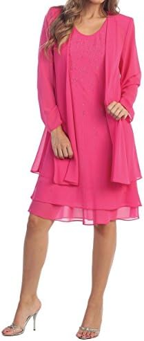 Mother of the Bride Formal Evening Church Gown 8694S-FUCHSIA-M