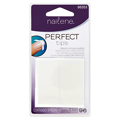 Nailene Perfect Tips French Polish Guides, 3 sheets