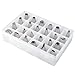 Leegoal 24 Pcs Icing Piping Nozzles Pastry Tips Cake Sugarcraft Decorating Tool