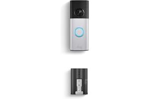 Ring Battery Doorbell Plus (newest model), Nickel Silver with Quick Release Battery Pack