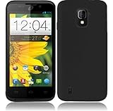 For ZTE Majesty Z796C Silicone Jelly Skin Cover Case (Black)