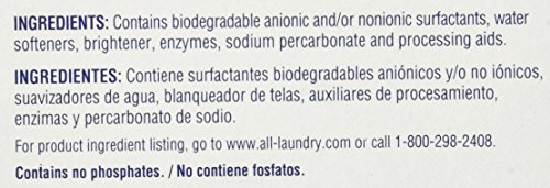 All Powder Laundry Detergent, Free Clear for Sensitive Skin, 52 Ounces, 40 Loads - Image 6
