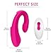 Rechargeable Clitoral & G-Spot Vibrator, Waterproof Couples Vibrator with 9 Powerful Vibrations, Wireless Remote Control Clitoris G Spot Stimulator, Adult Sex Toy for Women Solo Play or Couples Fun