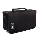 128 Capacity CD/DVD Case Holder, Storage, Binder by CCidea (Black) Specials
