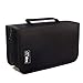 128 Capacity CD/DVD Case Holder, Storage, Binder by CCidea (Black) Specials primary