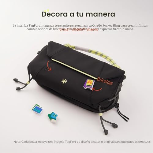PGYTECH OneGo Pocket Shoulder Bag, Actioncam/Mobile Shoulder Bag | Daily Casual Style, Sandwich Compartments Design, Quick Magnetic Closure, Durable Lightweight Fabric, YKK Zipper, White