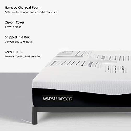 Warm-Harbor-Queen-Mattress-12-Inch-4-Layers-Memory-Foam-Mattress-with-CertiPUR-US-Certified-Bamboo-Charcoal-Foam-Breathable-Supportive-Bed-in-a-Box