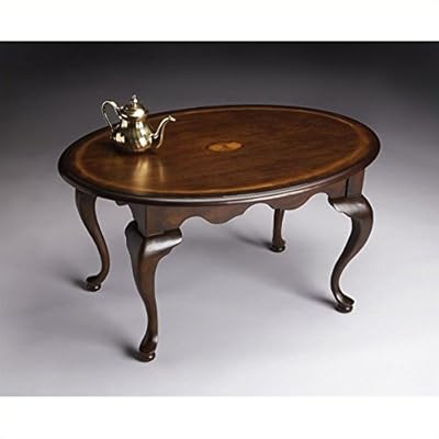 Buy Beaumont Lane Oval Coffee Table In Plantation Cherry Online In Kazakhstan B07cyjw81k