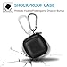 Fintie Case Cover for AirPods 3 (2021), Hard EVA Shockproof Portable Full Protective Cover Carrying Bag Compatibe with AirPods 1/AirPods 2/ AirPods 3 Charging Case Accessories, Black