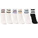 STYLEGAGA Women Daily Stripe Casual Ankle Socks (6Pair-Triple Stripe)