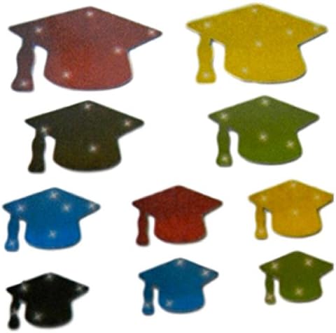Graduation Decorations Glitter Cutouts 2017 Cap Gown 10 Pieces