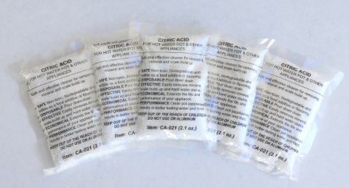 SPT Water Pot Cleaner CA-021 Citric Acid, 5 Piece