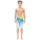 E-TING Cool Beach Swimsuit Bathing Wear Doll Clothes One Piece Swimwear for Ken Dolls Hot Summer Look (Yellow)