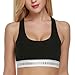 Ekouaer Bralette Women's Comfort Modern Cotton Wirefree Racerback Bra S-XL