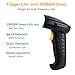 TaoHorse Handheld USB Barcode Scanner Wired Laser 1D Bar Code Reader with Automatic Continuous Scanning for POS PC Laptop Plug and Play