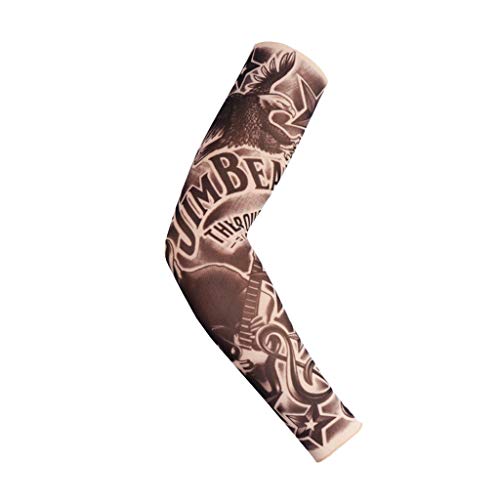 1PC Cooling Arm Sleeves for Men,UV Protective UPF Long Sun Sleeves, Tattoo Cover up Sleeves to Cover Arms