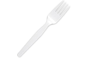 Genuine Joe Heavyweight White Plastic Forks (Pack of 100)