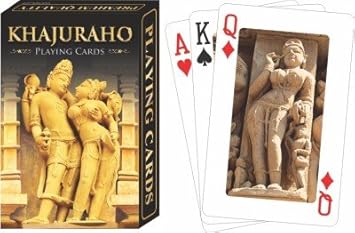 Skywalk India Souvenir Khajuraho Playing Cards for Decoration