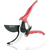 Gonicc 8" Professional Sharp Bypass Pruning Shears (GPPS-1002), Tree Trimmers Secateurs,Hand Pruner, Garden Shears,Clippers For The Garden.