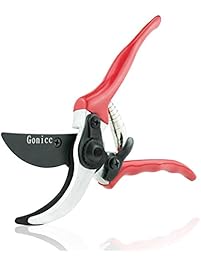 Gonicc 8" Professional Sharp Bypass Pruning Shears (GPPS-1002), Tree Trimmers Secateurs,Hand Pruner, Garden Shears,Clippers For The Garden.