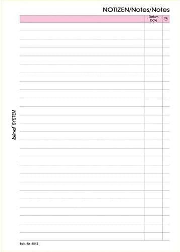 Jüscha Checkered Mat, Including 50 x DIN A6 Sheets, B-2610, White