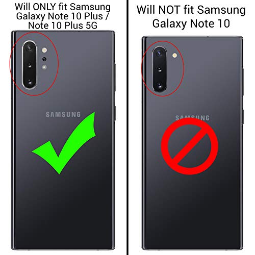 CoverON Full Coverage 9H InvisiGuard 2.0 Series for Samsung Galaxy Note 10 Plus/Note 10 Plus 5G (2019) Tempered Glass Screen Protector
