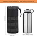Haafoo Molle Water Bottle Pouch, 1000D Nylon Tactical Molle Water Bottle Holder Tactical Water Bottle Pouch Bottom Mesh Lining Hydration Carrier for Camping, Climbing, Cycling, Hiking, Travelling