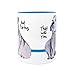Farting English Bulldog Mug by Pithitude - One Single 11oz. Blue Coffee Cup