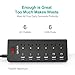 Power Strip,QOLIXM Surge Protector with 6 AC Outlets & 6 USB Charging Ports,1625W/13A,6 Feet Long Extension Cord for Multiple Devices Smartphone Tablet Laptop Computer