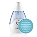 Personal Portable Ultrasonic Cool Mist Humidifier | 650 ML Reservoir, 10 Hour Runtime, Travel Friendly, Single Touch Operation | BONUS WICK FILTER, Whisper Quiet, Compact | HoMedics