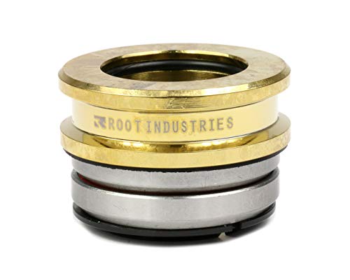 Root Industries AIR Tall Stack Headset - Trick/Stunt Scooter Headset - 1-â…› Freestyle BMX/Scooter Professional Integrated Headset - Premium Color Options Sealed Fast (Gold Rush)