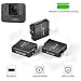 Artman GoPro Hero 5/6/7/8 1480mah Replacement Batteries (3-Pack) and 3-Channel LED USB Charger with Type-C Port for Gopro Hero 8 Black,GoPro Hero 7 Black,Gopro Hero 5/6,Hero 2018