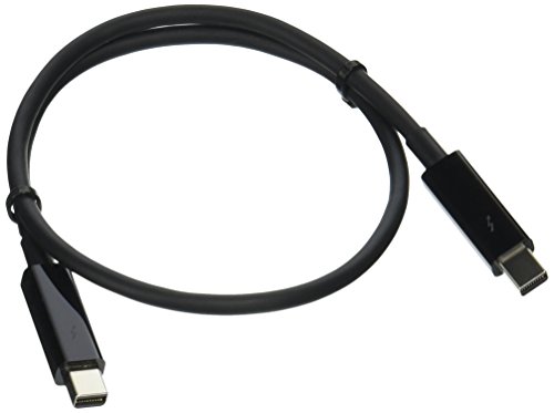 Apple thunderbolt cable 0.5 m, black (mf640zm/a)