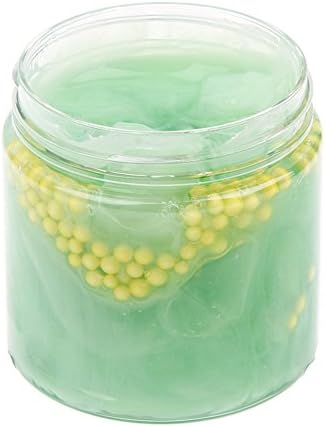 Solvang Cute DIY Jelly Cube Slime Stress Relief Toy Scented Sludge Toy for Kids and Adults (Green)