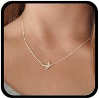 Three Little Birds Layered Choker Necklace – Zinc Alloy Boho Necklace For Women, Adjustable Length - View #3