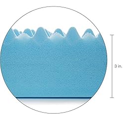 DMI Foam Mattress Topper, Egg Crate Foam