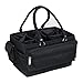 Everything Mary Craft Bag Organizer Tote, Black - Storage Art Caddy for Sewing & Scrapbooking - Crafts Supply Carrier w/Handle for Supplies & Tools - Organization for School, Medical, Office