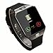 HOK Bluetooth Smart Watch 1.54 Inch Touch Screen Support Sim with Camera for Android iOS Bluetooth Smart Watch-Unlocked GSM SIM Capabilities Android & iPhone iOS W/O SIM Card (Black)
